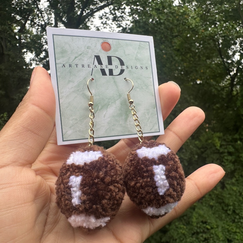 Football Earrings